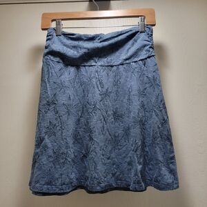 Toad & Co Floral Blue Women's Skirt